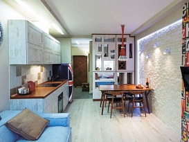 Современная квартира-студия: комфорт в миниатюре.