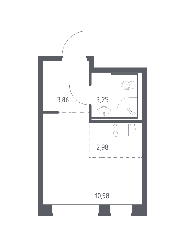 Продажа 1-комнатной новостройки, Санкт-Петербург, Славянская ул.