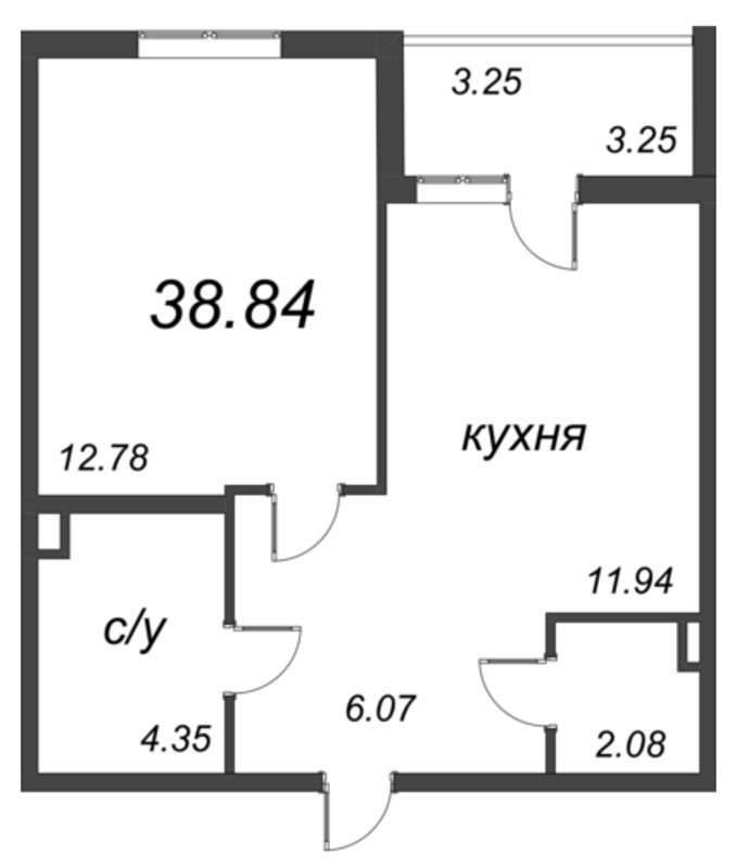 Продажа 1-комнатной новостройки, Бугры, Дорога в Мурино